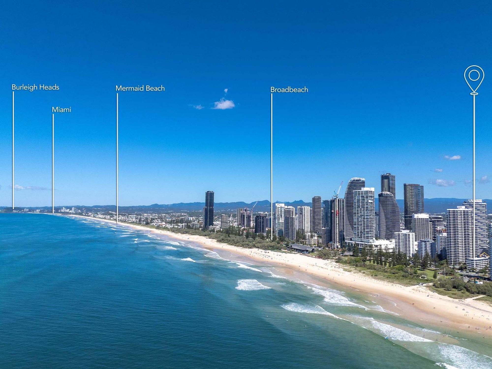 Hi Ho Beach Apartments On Broadbeach Gold Coast Buitenkant foto